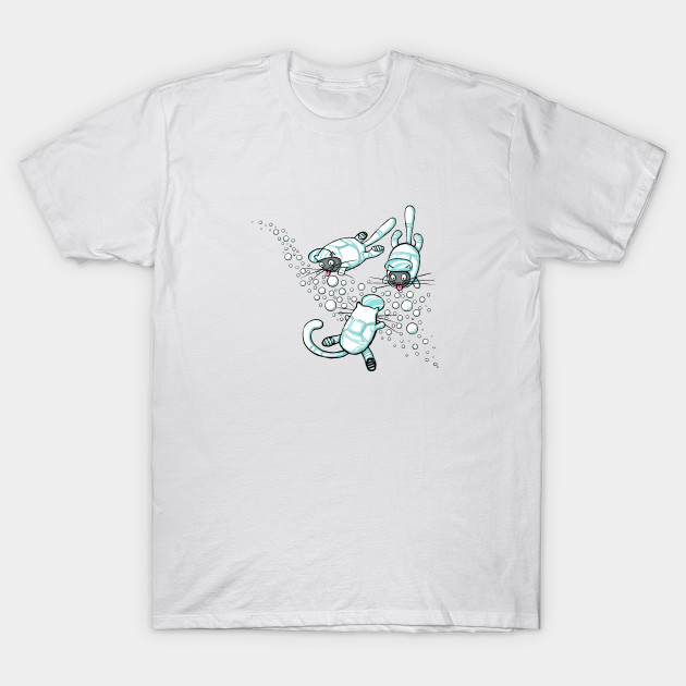 Cats-astronauts T-Shirt-TOZ